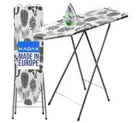 KADAX Table à Repasser Pliable 100 x 30 cm, Planche à Repasser Robuste et Pratique dotée d'une Hauteur Réglable pour Un Repassage Confortable et Efficace