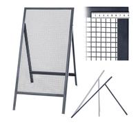 KADAX Tamis de Construction pour Sable, Terre Sable, Maçonnerie 120x60cm Gravier Maille 10mm
