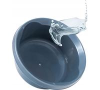 KADAX Tapis Bassin de lavage en plastique, Bassin en plastique, Bassin de lavage rond (gris foncé, 4L)