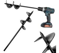 KADAX Tarière de 60 mm pour perceuse, foret de jardin, tarière pour visseuse sans fil, foret de plantation pour le jardinage, foret hélicoïdal pour percer des trous de terre