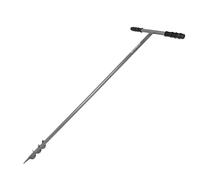 KADAX Tarière pour trous de plantation d’arbres, tarière manuelle en T pour jardinage, tarière de jardin pour poteaux de clôture, tarière de plantation avec poignée (Ø 50 mm)