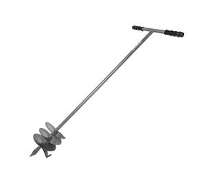 KADAX Tarière pour trous de plantation d'arbres, tarière manuelle en T pour jardinage, tarière de jardin pour poteaux de clôture, tarière de plantation avec poignée (Ø 140 mm)