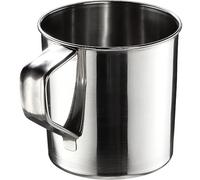 KADAX Tasse à café en acier inoxydable résistante avec anse - Tasse isotherme pour café, thé, jus et eau (10 cm/1 pièce)