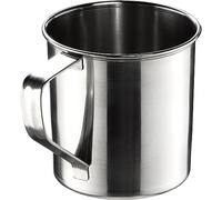 KADAX Tasse à café en acier inoxydable résistante avec anse - Tasse isotherme pour café, thé, jus et eau (9 cm/1 pièce)