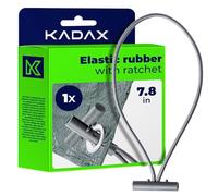 KADAX Tendeur de bâche résistant aux intempéries en caoutchouc pour tentes, bâches, trampolines, caravanes (gris/20 cm, cloches)