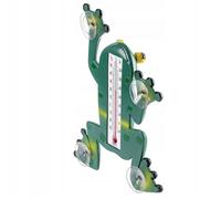 KADAX Thermomètre de fenêtre extérieur pour fenêtre Ventouses Grenouille Autocollant
