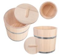 KADAX Tonneau en bois de 10 l, pot à choucroute en bois, pot à fermentation pour la fermentation de légumes tels que choucroute, concombres ou kimchi, tonneau de choucroute, pot à concombres, tonneau