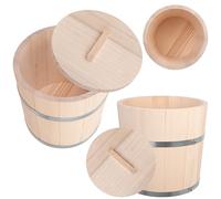 KADAX Tonneau en bois de 15 l, pot à choucroute en bois, pot à fermentation pour la fermentation de légumes tels que choucroute, concombres ou kimchi, tonneau de choucroute, pot à concombres, tonneau