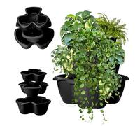KADAX Tour de plantation - Jardin vertical d'herbes aromatiques en plastique robuste - 28,1 l - 3 variantes de couleurs - Jardin vertical pour balcon, terrasse, cuisine et jardin (anthracite)