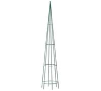 KADAX - Tuteur de Jardin - Colonne autoportante pour rosiers - Plantes grimpantes - Tuteur en Acier - Aide ŕ l'escalade - Tuteur - Pyramide résistante aux intempéries Vert (Hauteur : 150 cm)