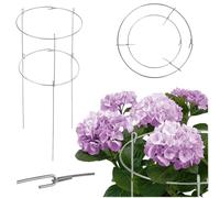 KADAX Tuteur de jardin en acier thermolaqué - Support pour plantes grimpantes pour jardin, balcon - Hauteur : 90 cm
