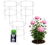 KADAX Tuteur de jardin en acier thermolaqué - Support pour plantes grimpantes pour jardin, balcon - Hauteur : 60,5 cm