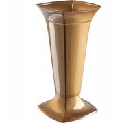 KADAX vase de tombe avec pied, vase de cimetière en plastique, 19...