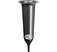 KADAX Vase funéraire en plastique "Latera", vase pour cimetière, vases, vase pour fleurs, graphite, 31 cm