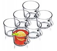 KADAX Verre avec anse Mug Set de tasses 6 pcs 270 ml