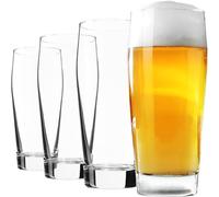 KADAX verre et bière, chope de blé classique 510 ml pour fêtes familiales ou événements, verres tulipes pour bière (4 x 510 ml)
