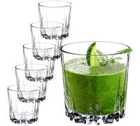 KADAX Verres à Boire pour Toutes les Occasions, Verres Transparents pour Jus, Cocktails, Eau et Soda d'une Élégance Incomparable (300 ml, Lot de 6)