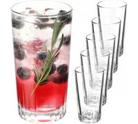 KADAX Verres à eau "Sion", Set de verres à boire, verres universels, 6 pièces, 344 ml