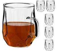 KADAX Verres à thé avec anse 320ml 6 pcs