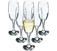 KADAX Verres à vin, verres à vin, verres à vin, passent au lave-vaisselle, de qualité supérieure et élégants pour vin rouge et blanc, verres à pied pour servir du vin et du champagne (6 x 190 ml, pour