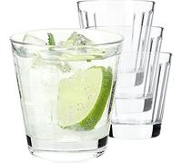 KADAX Verres pour boissons, verres en verre neutres, verres multi-usages, verres à eau, verres universels pour boissons, mojito, gelato (Amalia 175 ml, 4)