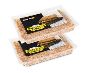 Kadayif Frit 2x200g - Kadaif Cheveux d'Ange Alimentaire - Idéal pour Chocolat Dubai ou Baklava - Prêt à l’Emploi Kataifi - Pâte Kadaif pour Dubai Chocolate - Parfait pour Desserts et Salé