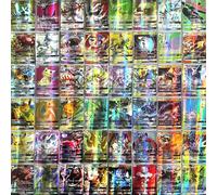 Kadel-20-100 Pièces Nouveau Anglais Français Espagnol Allemand Italien Pokemon Cartes V Gx Mega Team Ex Jeu Carte De Combat Carte De Collection Jouets Cadeaux,100pcs Ex English