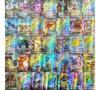 Kadel-20-100 Pièces Nouvelles Cartes Pokemon Anglais Français Espagnol Gx Mega Ex Tag Équipe Vstar Jeu Carte De Combat Offre Spéciale Carte De Collection Cadeau Pour Enfants,100vmax French,