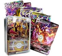 Kadel-20-100 Pièces Nouvelles Cartes Pokemon Anglais Français Espagnol Gx Mega Ex Tag Équipe Vstar Jeu Carte De Combat Offre Spéciale Carte De Collection Cadeau Pour Enfants,55pcs Cat Eye Card,