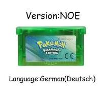 Kadel-Gba Jeu Pokemon Série 32 Bits Cartouche De Jeu Vidéo Console Carte Pokemon Émeraude Feuille Rouge Vert Rubis Saphir Multi-Langue,Emerald Noe