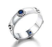Kader Bague en argent S925 en forme de château de Howls Sophie - Accessoire de cosplay pour homme et femme, taille unique, Acier allié, Cristal