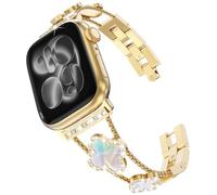 KADES Compatible avec Apple Watch Bracelet 46 mm, 45 mm, 44 mm, 42 mm (Series 3 2 1) - Bracelet de rechange pour femme - Bracelet de rechange en acier inoxydable pour iWatch SE / Series 10 9 8 7 6 5 4