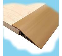 KADEUX Bande De Transition Autocollante pour Seuil, Barre Décoratif Bordure Porte D'entrée Réducteur De Sol en PVC, Bande De Transition De Plancher 70mm De Large (Color : Brown)