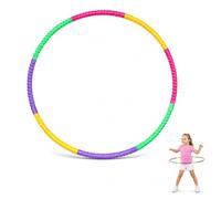 KADFEL 1 Cerceau Hula Hoop 59 cm de Diamètre, 8 Sections Démontables - Cercle de Gymnastique pour Garçons et Filles, Fitness, Danse et Sport à la Maison