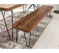 KADIMA Design Bois Massif siège Sheesham 160 x Balu 40 x 45 cm Salle à Manger Banc de Cuisine Banque