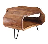 KADIMA Design Massive Table Basse 55x38x55 cm Salon Table Basse en Bois Sheesham