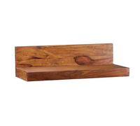 KADIMA DESIGN Mumbai Étagère murale en bois de Sheesham massif 60 cm Style maison de campagne Étagère murale en bois véritable Produit naturel