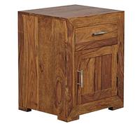 KADIMA DESIGN Table de Nuit en Bois Massif Palissandre 60 cm Table de Chevet pour sommier