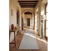 KADIMA DESIGN Tapis de Passage Uni Dense et Robuste Gris 78 x 230 cm Lavable Salle à Manger | Nora