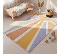 KADIMA DESIGN Tapis Enfant Route Jeu Motif Rue Circulation sûr Doux Lavable Robuste Multicolore 100x150 cm Chambre Enfant Chauffage au Sol antidérapant Oeko-TEX | TRAUN