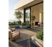 KADIMA DESIGN Tapis Relaxant Poil Moyen Doux Naturel Aspect Laine Lavable Universel Brun 200x290 cm Salon séjour Chauffage au Sol Oeko-TEX | ALSTER