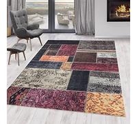KADIMA DESIGN Tapis Shaggy Poils Longs Doux Moelleux Lavable Résistant Multicolore 140x200 cm Salon Chambre Bureau Tapis Luxe Oeko-TEX Compatible Chauffage au Sol | Fiesta