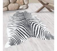 KADIMA DESIGN Tapis Tissé Plat Épuré Minimaliste Lavable Résistant Noir 150x200 cm Salon Chambre Couloir Facile d'entretien Oeko-TEX Compatible Chauffage au Sol | GASTEIN