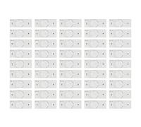 Kadimendium 50 Pièces 3V SMD LED Lentille Panneau en Fibre de Verre Lentille Lampe Perles 3V SMD Lampe Perle Lumière pour 32-65 Pouces LED TV Réparation