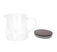 Kadimendium Bouilloire Isolée en Verre Résistant à la Chaleur, pour thé, Jus de Lait, Conception Cristalline pour Fournitures Ménagères (300 ml)