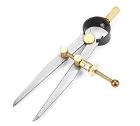 Kadimendium Boussole Diviseuse Rotative en Cuir - Acier au Carbone 100 Mm - Parfait pour Le Marquage et la Mesure du Cuir