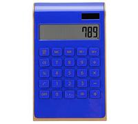 Kadimendium Calculatrice à 10 Chiffres Double Puissance 114x190x37mm | Calculatrice de Bureau pour le Bureau de L'école à Domicile, Alimentée par énergie Solaire ou par Batterie, écran LCD,