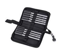 Kadimendium Ensemble de Doublures Pigmentées 9 Pièces, Stylo à Dessin à Lignes Fines étanche, Pinceau d'art pour Croquis, avec Sac Stylos, pour écrire, Dessiner, Esquisser