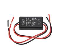 Kadimendium Feux de Freinage Contrôleur Stroboscopique Module de Commande de Flash LED en Plastique GS-100A 12-24VDC pour Toutes les Voitures, Motos 12V