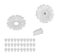 Kadimendium Fleurs d'alimentation pour Colibris, Pièces de Rechange | Matière plastique durable, Attrayant pour les colibris, Prolonge la durée de vie de la mangeoire